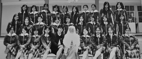 Las alumnas del colegio Santa Úrsula de la promoción del 2005.